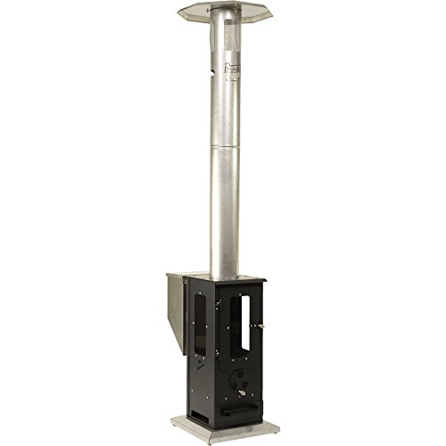Wood Pellet Outdoor Patio Heater 84inch, 80K BTU Output (Big Timber