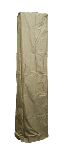 AZ Patio Heaters HVD-SGTCV-T Heavy Duty Glass Tube Cover in Camel Color, Square