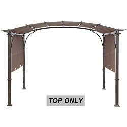 MASTERCANOPY Doubleton Steel Pergola Replacement Cover,Suit for 8′ x 10′ Pergola（co ...