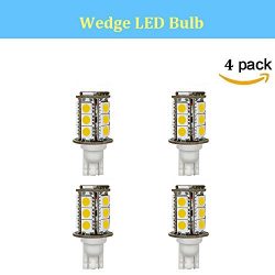 Makergroup T3 T5 T10 921 194 Miniature Wedge LED Light Bulb High Brightness 12VAC/DC 3Watt Warm  ...