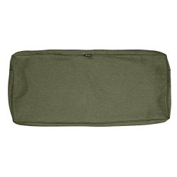 Classic Accessories Montlake Patio FadeSafe Bench Cushion Slip Cover, Fern, 59″Wx18″ ...