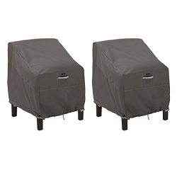 Classic Accessories 55-160-015101-2PK Ravenna Patio Lounge Chair Cover, Large (2-Pack)
