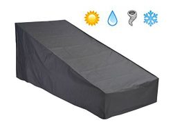 Patio Watcher Patio Lounge Chair Cover Durable and Water Resistant Chaise Cover with Secure Buck ...