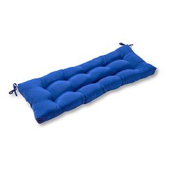 Greendale Home Fashions 44-Inch Indoor/Outdoor Swing/Bench Cushion, Marine Blue