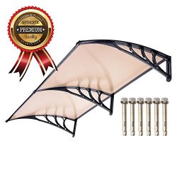UV Protection Overhead Clear Outdoor Patio Awnings, Window Awnings – GC Global Direct (6.5 ...