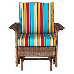Outdoor Patio Deep Seat Chair Cushion Set Seasonal Replacement Cushions 20-1/2″x22-1/2R ...