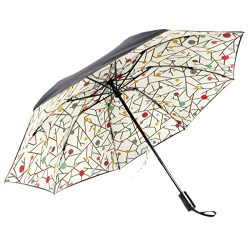 Automatic Folding Umbrella, Vati Rain-Mate Compact Travel Golf Umbrella – Windproof, Reinf ...