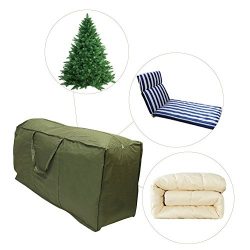 Leona Margaret Patio Cushion Storage Bag Furniture Cover Protective Zippered Storage Bag Rectang ...