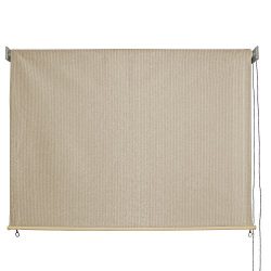 Outdoor Roller Sun Shade, 6-Feet by 6-Feet, Monterey