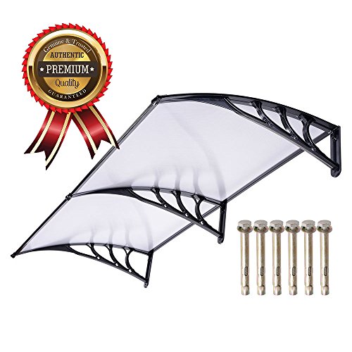 UV Protection Overhead Clear Outdoor Patio Awnings, Window Awnings GC