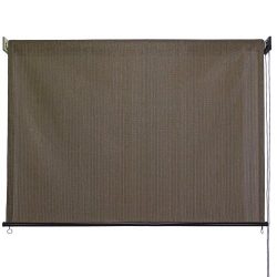 Outdoor Roller Sun Shade, 8-Feet by 6-Feet, Cabo Sand