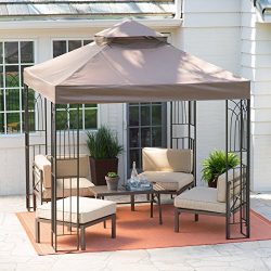 Coral Coast Prairie Grass 8 x 8 ft. Gazebo Canopy