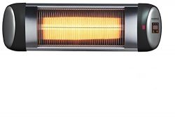 e-Joy 1500W Carbon Infrared Indoor/Outdoor Patio Heater (Come with heater unit and Wall Mount Br ...