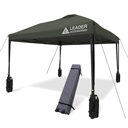 Leader Accessories 10' x 10' Instant Canopy with 4Pack canopy weights
