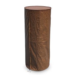 Abba Patio Round Heater Cover Outdoor Waterproof, Brown, 36″W x 75″H