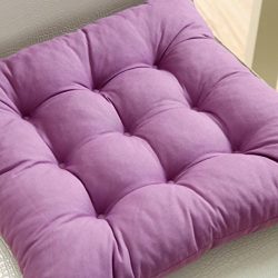 Rumas Indoor Outdoor Garden Patio Home Kitchen Office Chair Seat Cushion Pads (Purple)