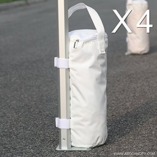 ABCCANOPY Portable Canopy Weight Sand Bags for Instant Tent 4 Pack