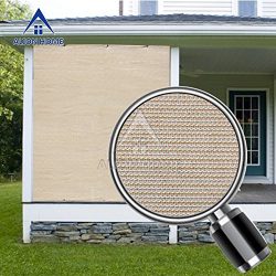 Alion Home Sun Block Privacy Shade Panel with Grommets on 2 Sides for Patio, Awning, Window Cove ...