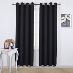 NICETOWN Patio Blackout Curtain Shades – Summer Home Decoration Thermal Insulated Grommet  ...