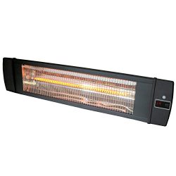 Versonel Wall Mount Carbon Infrared Indoor Outdoor Heater with Remote VSLMWH200