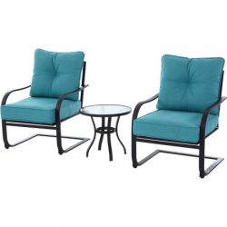 Mainstays Forest Hills 3-Piece Chat Set, Teal