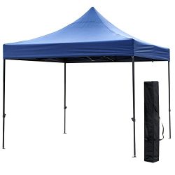 Snail 10′ X 10′ Outdoor Easy Pop Up Waterproof Canopy with 420D Top, Portable Event  ...