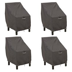 Classic Accessories 55-143-015101-4PK Ravenna Standard Dining Patio Chair Cover (4-Pack)