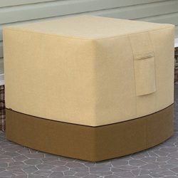 Dura Covers Fade Proof Air Conditioner or LP Propane Gas Outdoor Fire Bowl Fire Pit Table Cover, ...