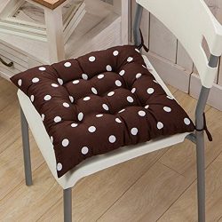 Tiean Durable Polka Dot Chair Cushion Garden Dining Home Office Seat Soft Pad 9 Colors (J)