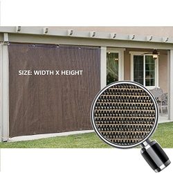 Alion Home Sun Shade Privacy Panel with Grommets on 2 Sides for Patio, Awning, Window, Pergola o ...