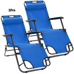 Dtemple Professional Zero Gravity Folding Lounge Chair Folded Recliner for Outdoor Beach Patio H ...