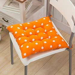 Tiean Durable Polka Dot Chair Cushion Garden Dining Home Office Seat Soft Pad 9 Colors (A)