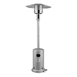 Uenjoy Commercial Patio Heater Garden Outdoor Heater 48,000 BTU’s Stainless Steel Silver