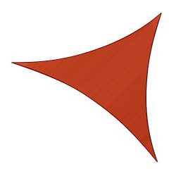 Sunlax 10′ x 10′ x 10′ Terra Color Triangle UV Block Sun Shade Sail Canopy for ...