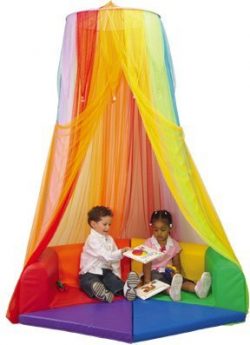 Rainbow Retreat Canopy For Kids (Shown with the Retreat Hollow- Sold Separately)