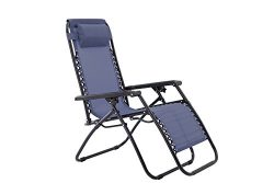 sunjoy Zero Gravity Chair-Blue