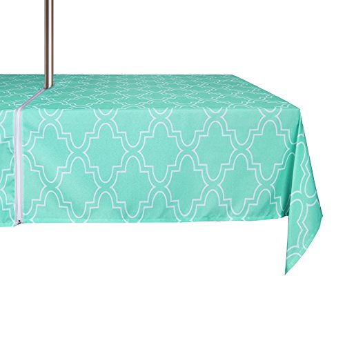 ColorBird Elegant Moroccan Outdoor Tablecloth Waterproof Spillproof