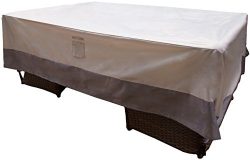 Reusable Revolution 128″ x 84″ XL Patio Furniture Cover – Water Resistant Rect ...