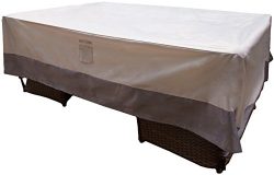 Reusable Revolution 128″ x 84″ XL Patio Furniture Cover – Water Resistant Rect ...