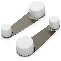 Door stopper – Universal & usefull stainless steel doorstop for all sufaces – Set of 2 ...