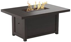 Signature Design Ashley Furniture Cordova Reef Outdoor Fire Pit Table – Rectangular – ...