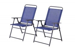 Backyard Classics 2-Piece Folding Chair Set with Armrests