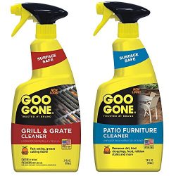 Goo Gone Grill & Grate Cleaner, 24 Fl. Oz., and Goo Gone Patio Furniture Cleaner, 24 Fl. Oz. ...