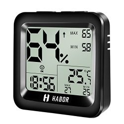 Habor Digital Hygrometer Indoor Thermometer High Accuracy Indoor Temperature Humidity Monitor wi ...