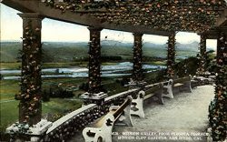 Mission Valley From Pergola Terrace, Mission Cliff Gardens San Diego, California Original Vintag ...