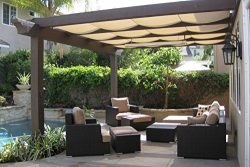 Originline Shade Cloth 4x8ft Beige 90% UV Resistant Outdoor Sun Screens for Plants/Pergola/Patio ...