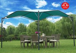 Kozyard Domingo 12’x12′ Sun Shade Gazebo Canopy with UV Resistant Fabric and Strong  ...