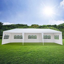 Mefeir 10’x30’ Outdoor Canopy party wedding Tent with 8 Removable Sidewalls,Upgraded Thick Tube  ...