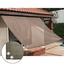 Alion Home Sun Shade Panel Privacy Screen with Grommets on 4 Sides for Outdoor, Patio, Awning, W ...