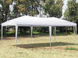 CHARAVECTOR 10×20 ft Heavy Duty EZ Pop Up Tent Canopy Gazebo Pavilion Commercial Outdoor Pa ...